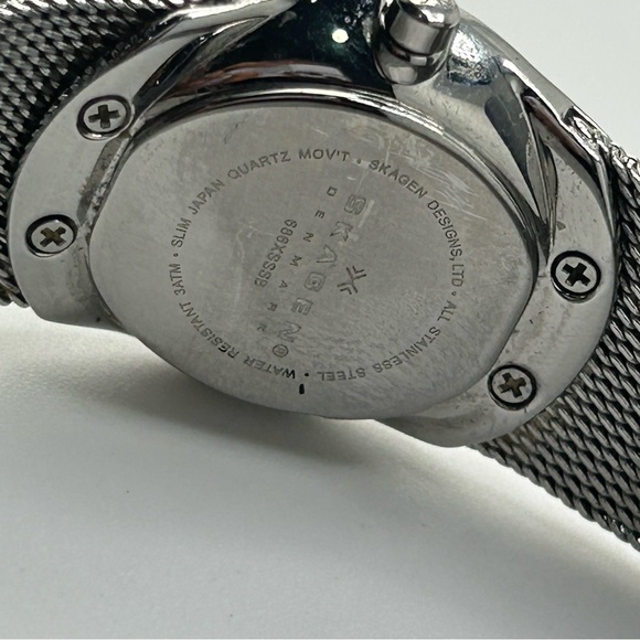 Skagen 686XSSSB Mesh Stainless Steel  Quartz Wrist Watch 050